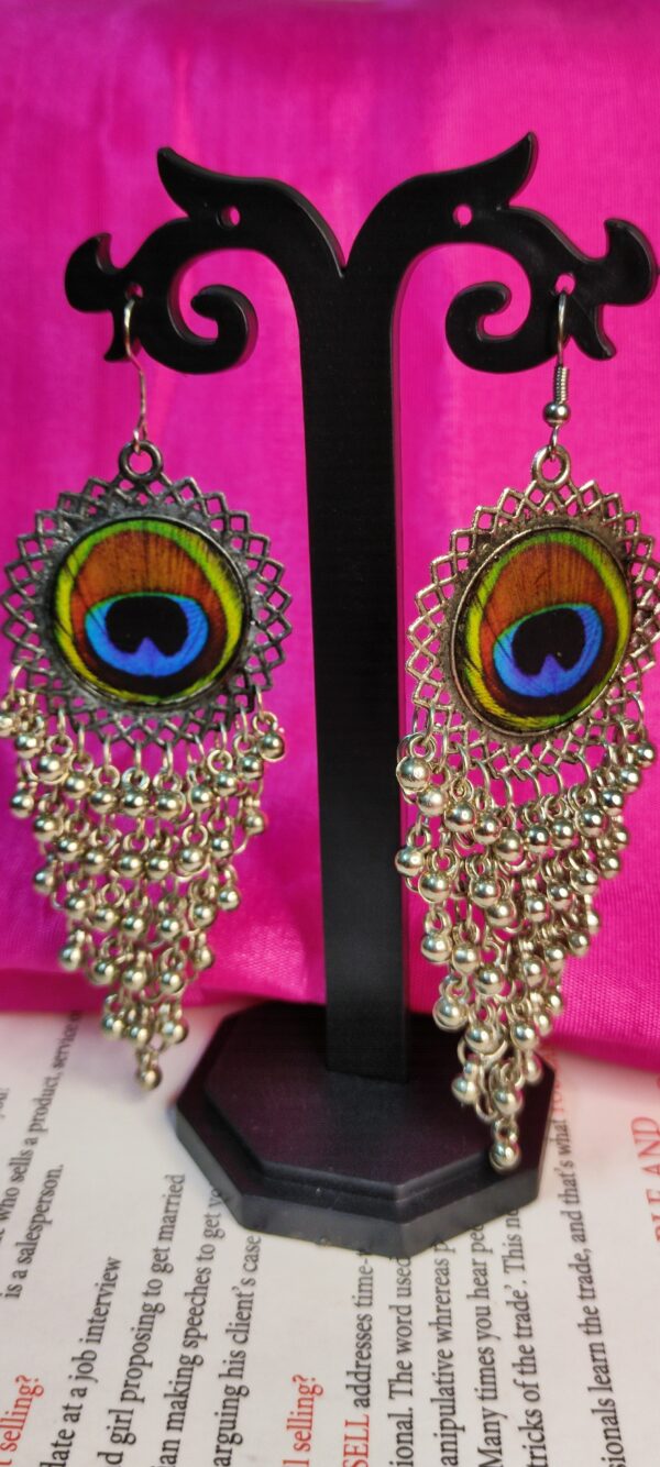 ARTIFICIAL BLACK METAL EARRING COMBO - Image 4